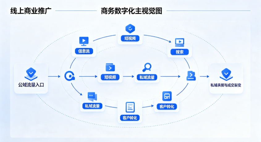 天元区线上商业推广怎么做？全域流量闭环搭建与低成本转化实战指南
